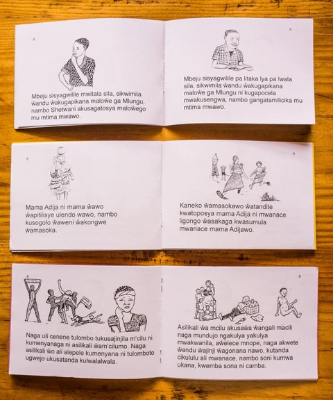 inside view of three booklets from GIA